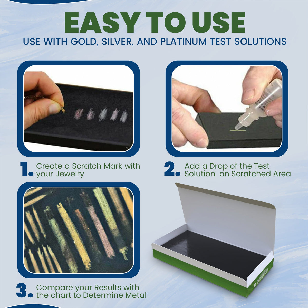 Ultimate Gold, Silver & Platinum Testing Kit | 13-Piece Appraisal Bundle with Acid Solutions, Scale, Storage Box & More