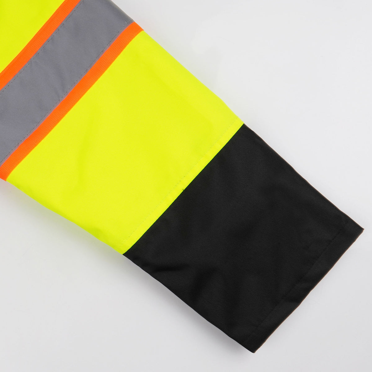 Hi-Vis Class 3 2-Tone Reflective Parka Jacket with Hood and Front Pockets