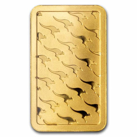 5 Gram Gold Bar Perth Mint .9999 Fine In Assay