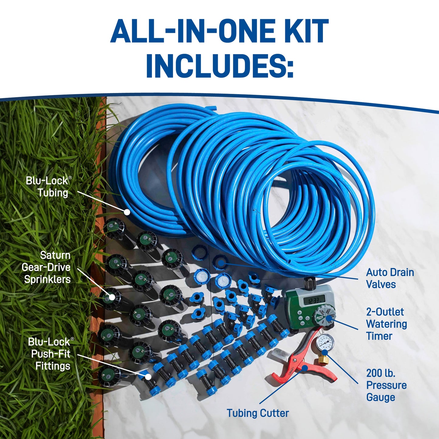 2 Zone All-In-One Sprinkler Kit 50021