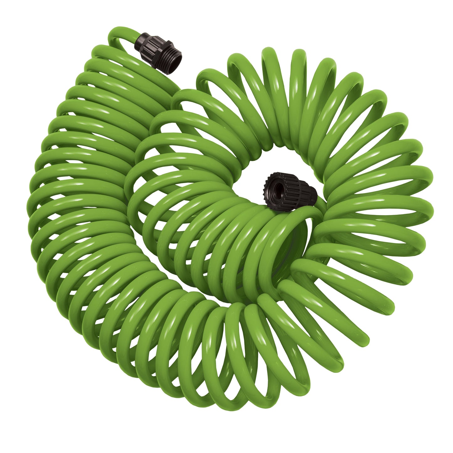 50 Foot Coil Hose with ABS threads and 8 Pattern Nozzle | 27389