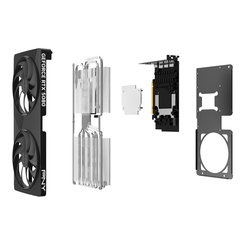 PNY NVIDIA GeForce RTX™ 5080 OC Triple-Fan Graphics Card