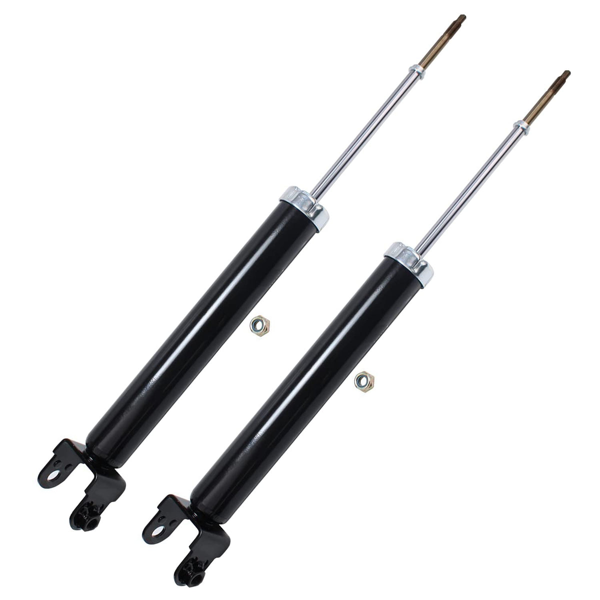 Detroit Axle - Rear Shock Absorbers for 2007-2024 Chevrolet Silverado 1500 | GMC Sierra 1500, 2pc Rear Shock Absorbers Assembly Pair Replacement