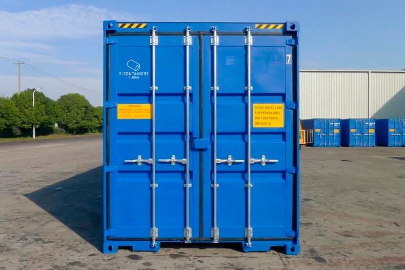 Industrial-Grade High Cube Shipping Container - New for Secure Transport, Spacious Storage, and Versatile Construction Solutions | Robust Metal Container for Shipping, Warehousing (40FT HC)
