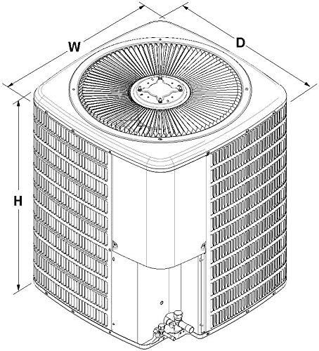 Goodman 3.5 Ton 16 Seer Heat Pump System with Multi Position Air Handler