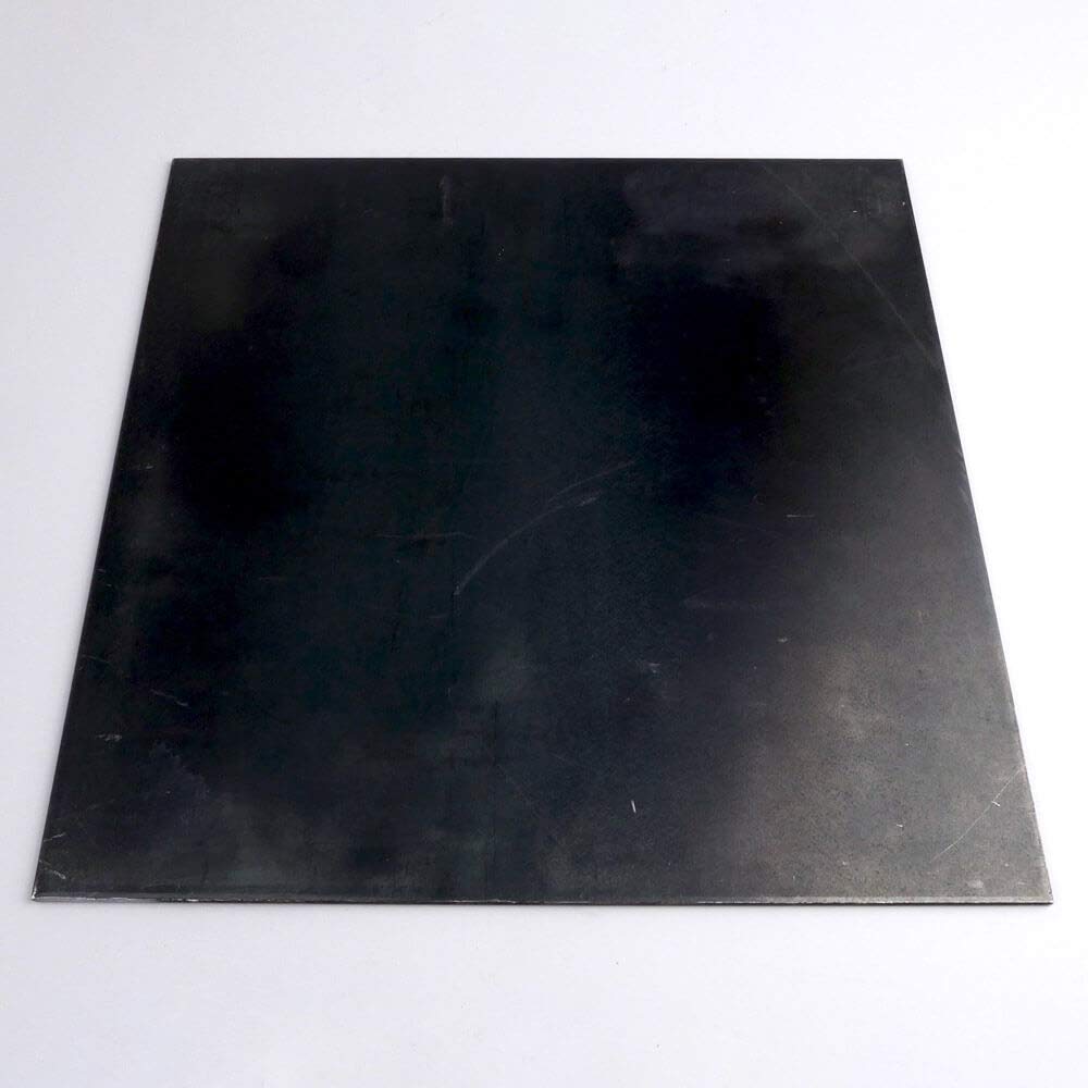 A36 Carbon Steel Sheet, Unpolished (Mill) Finish, Hot Rolled, ASTM A36, 0.25" Thickness, 24" Width, 24" Length, OnlineMetals