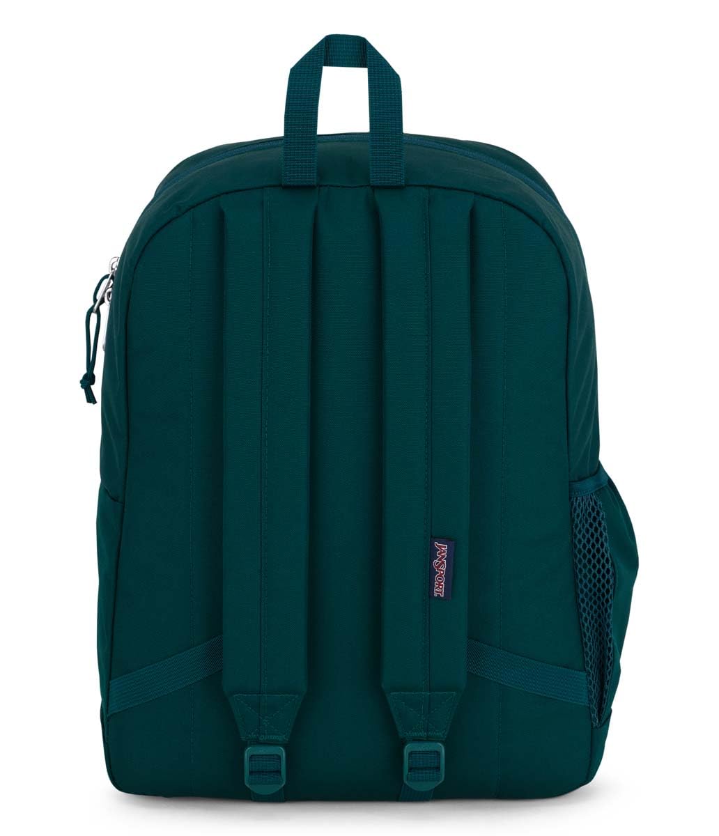 JanSport Cross Town Plus Backpack - Large Main Compartment, Side Water Bottle Pocket, 15-Inch Padded Laptop Sleeve - Black
