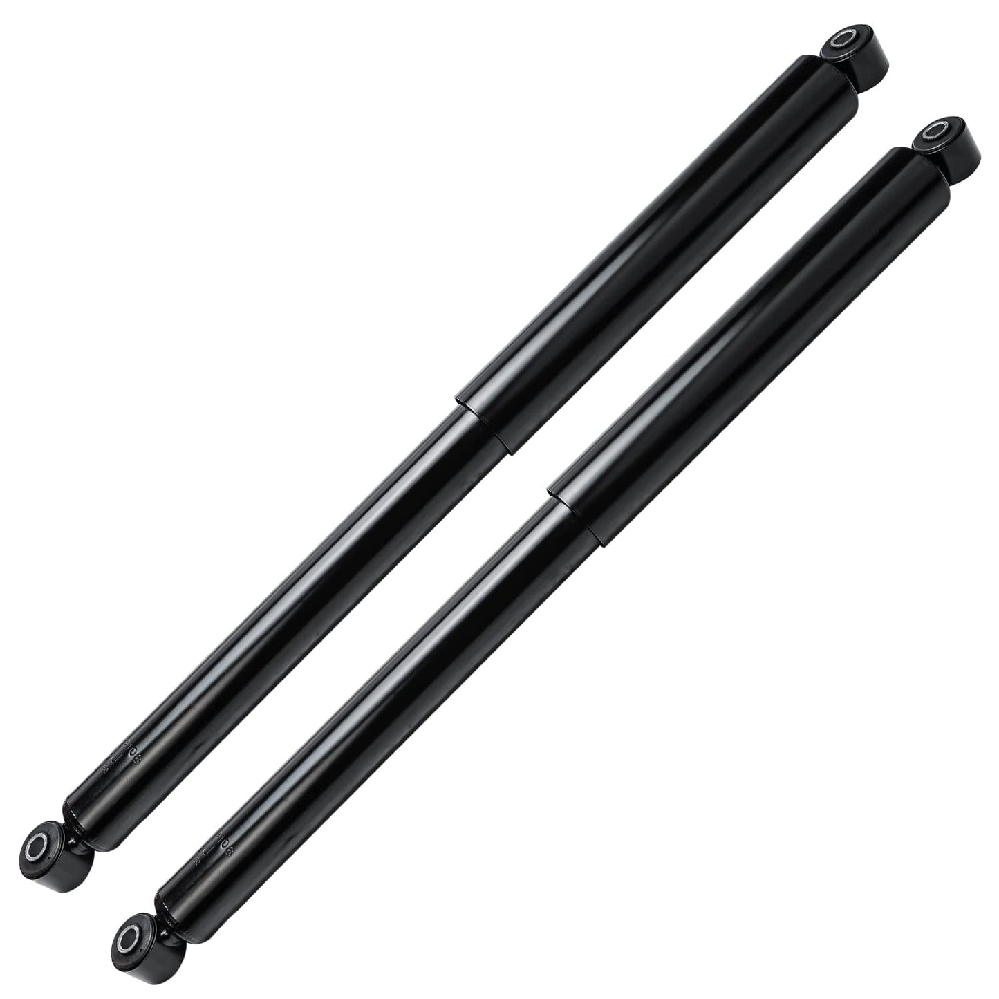 Detroit Axle - Front and Rear Shock Absorbers for 2007-2017 Jeep Wrangler, 2018 Wrangler JK 4 Complete Shock Absorber Assembly 2008 2009 2010 2011 2012 2013 2014 2015 2016 Replacement