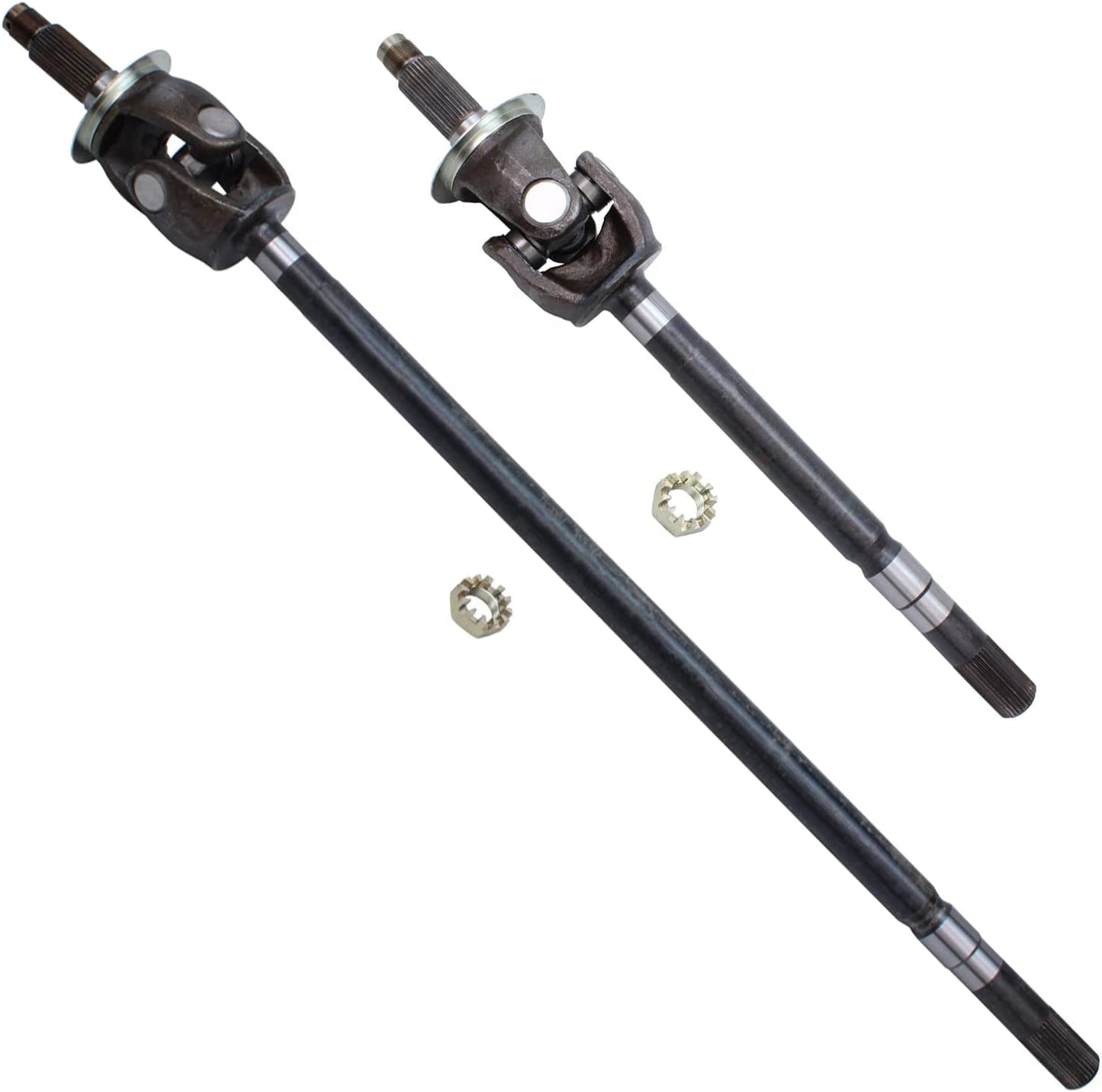Detroit Axle - 4WD 2 Front CV Axle Shafts for 2007-2020 Chevy Silverado 1500 GMC Sierra Suburban Yukon XL 1500 Tahoe Avalanche Escalade ESV EXT 6 Lugs CV Axle Shafts Assembly Pair Replacement