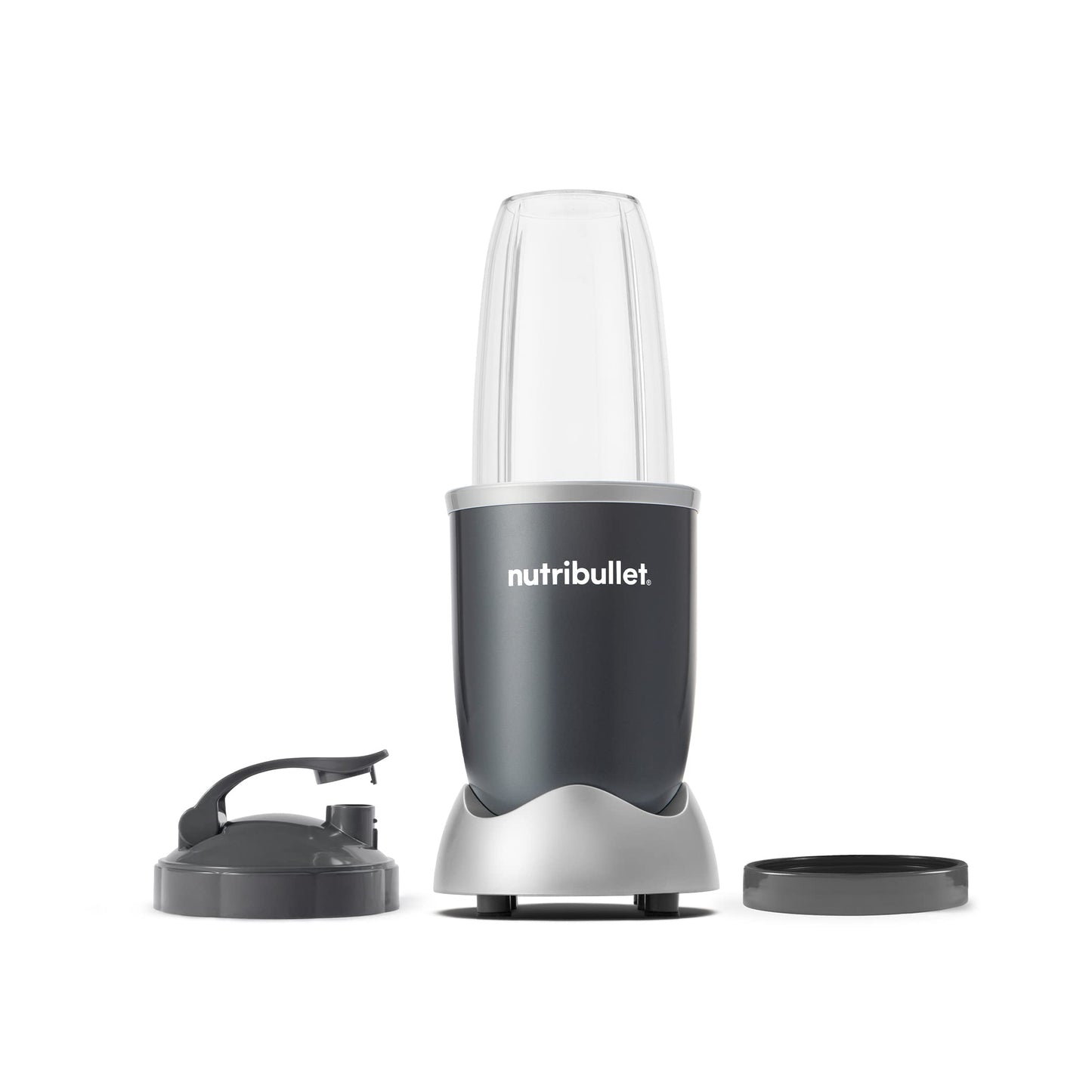 Nutribullet Personal Blender, Shakes, Smoothies, Food Prep, and Frozen Blending, 24 Ounces, 600 Watt, Dark Gray, NBR-0601WM