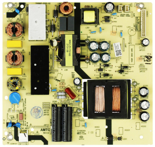 Onn 514C5507M16 Power Supply / LED Board