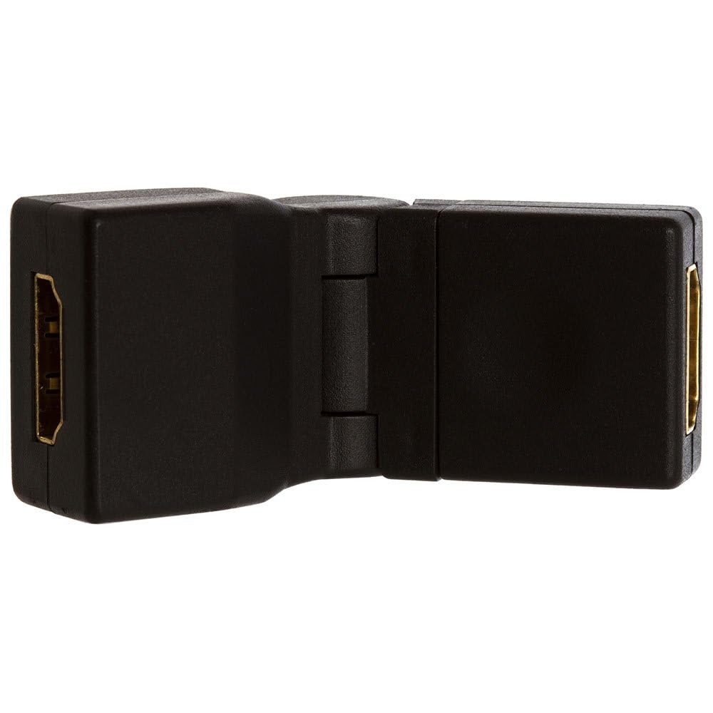 Cmple 10 Pack Micro HDMI Male to HDMI Female Adapter, Gold Plated, Compact Size