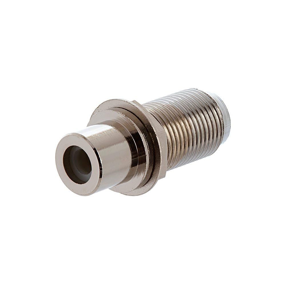 Cmple - F-Type Female to RCA Female Adapter Audio Video RCA Jack to F Jack Connector Converter Coax Coaxial Cable Joiner
