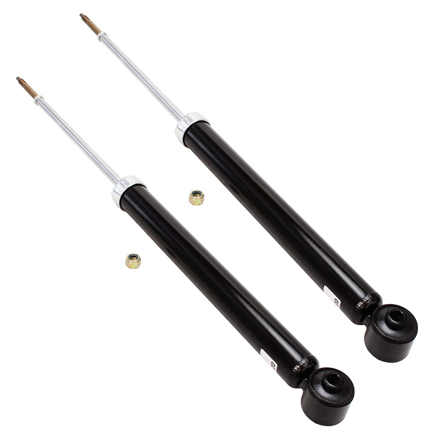 Detroit Axle - Rear Shock Absorbers for 2007-2024 Chevrolet Silverado 1500 | GMC Sierra 1500, 2pc Rear Shock Absorbers Assembly Pair Replacement