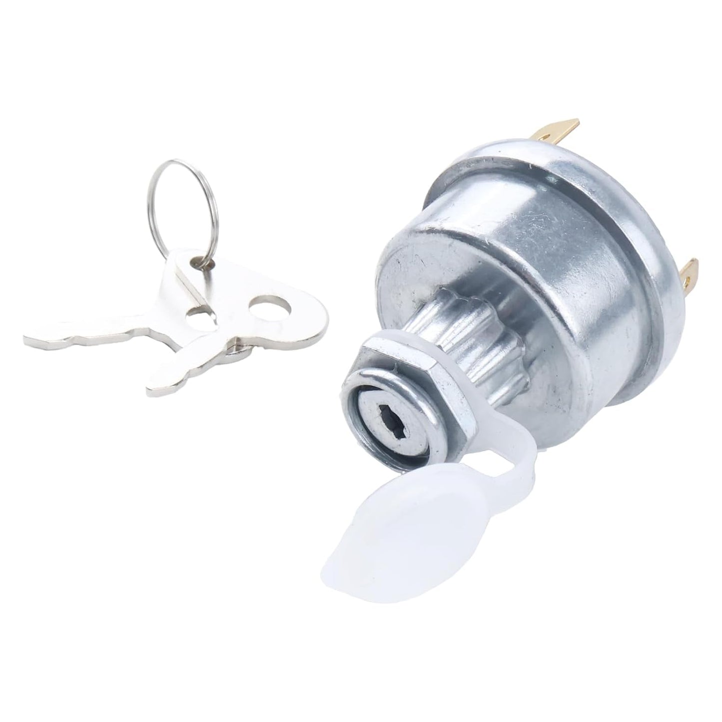 Ignition Starter Switch 1874535M3 3107556R92 with Cap for Massey Ferguson 230 231 240 250 253 261 263 270 271 281 282 4800 6140 JCB 35670 Lucas David Brown 1190 1194 1210 Case 238 248