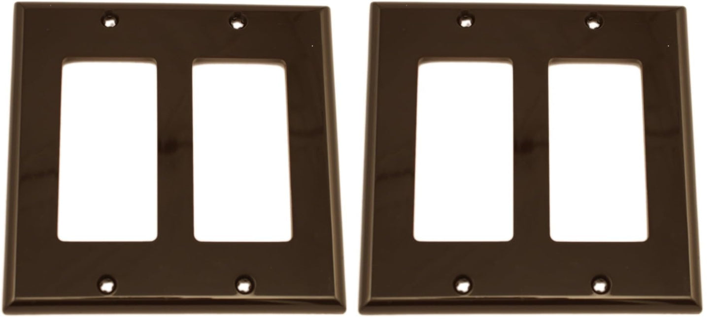 Leviton 1-Gang Decora/GFCI Device Wallplate, Standard Size, Thermoplastic Nylon, Device Mount, 80401-NGY, Gray