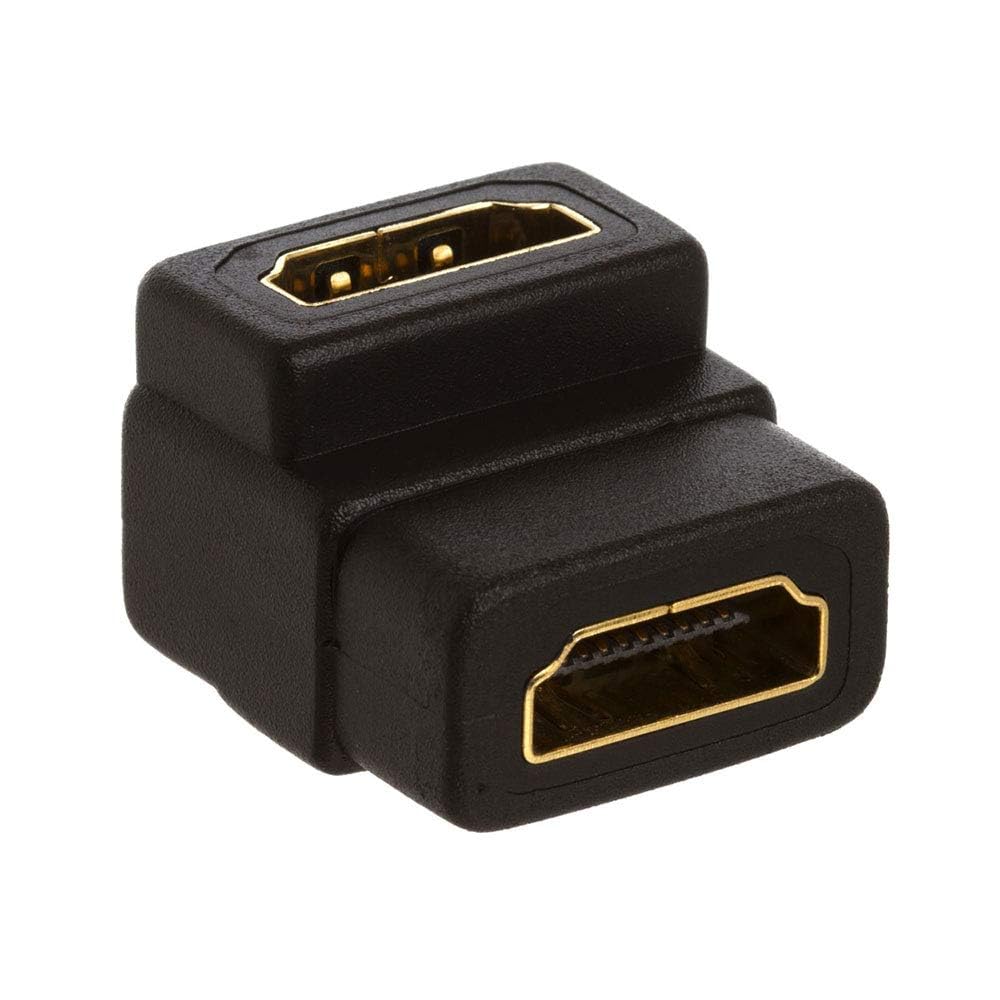 Cmple 10 Pack Micro HDMI Male to HDMI Female Adapter, Gold Plated, Compact Size