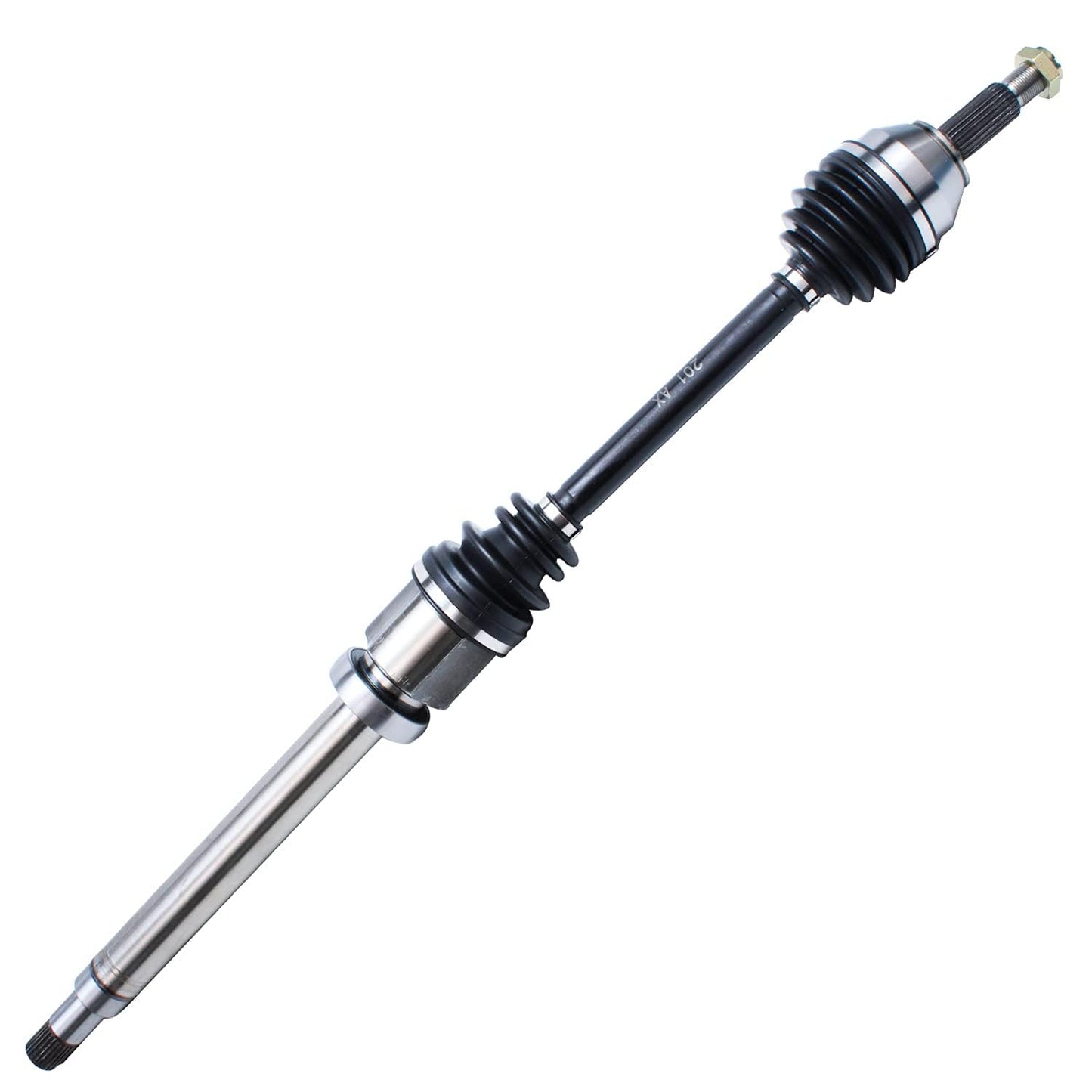 Detroit Axle - 4WD 2 Front CV Axle Shafts for 2007-2020 Chevy Silverado 1500 GMC Sierra Suburban Yukon XL 1500 Tahoe Avalanche Escalade ESV EXT 6 Lugs CV Axle Shafts Assembly Pair Replacement