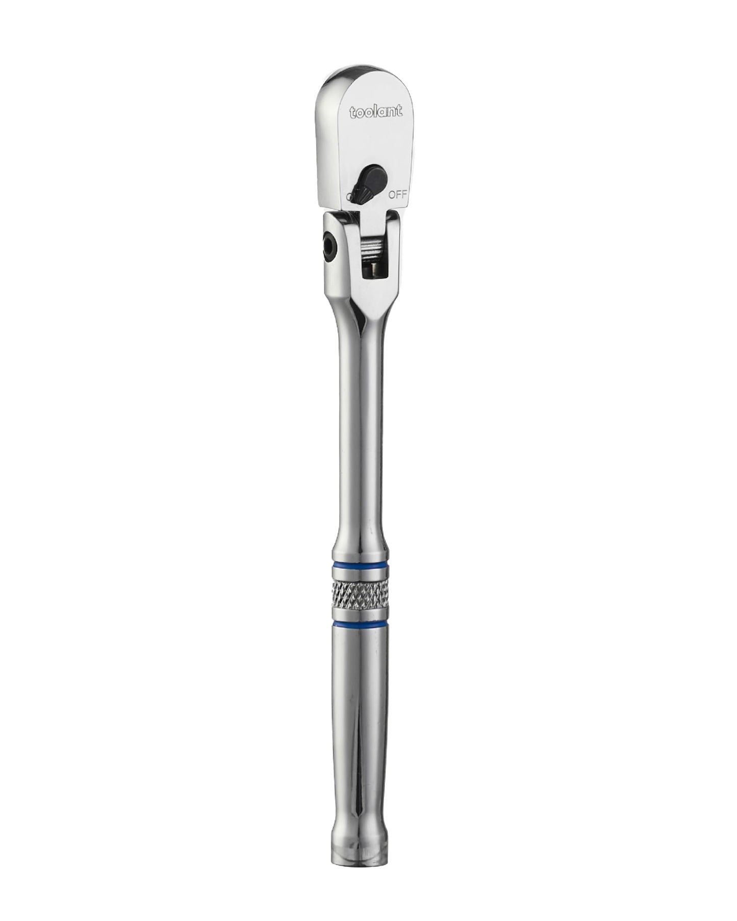 toolant 3/8" Drive Flex Head Ratchet Wrenches, 90 Tooth Compact Flex Head Socket Ratchet Wrench, 12 Inch Length