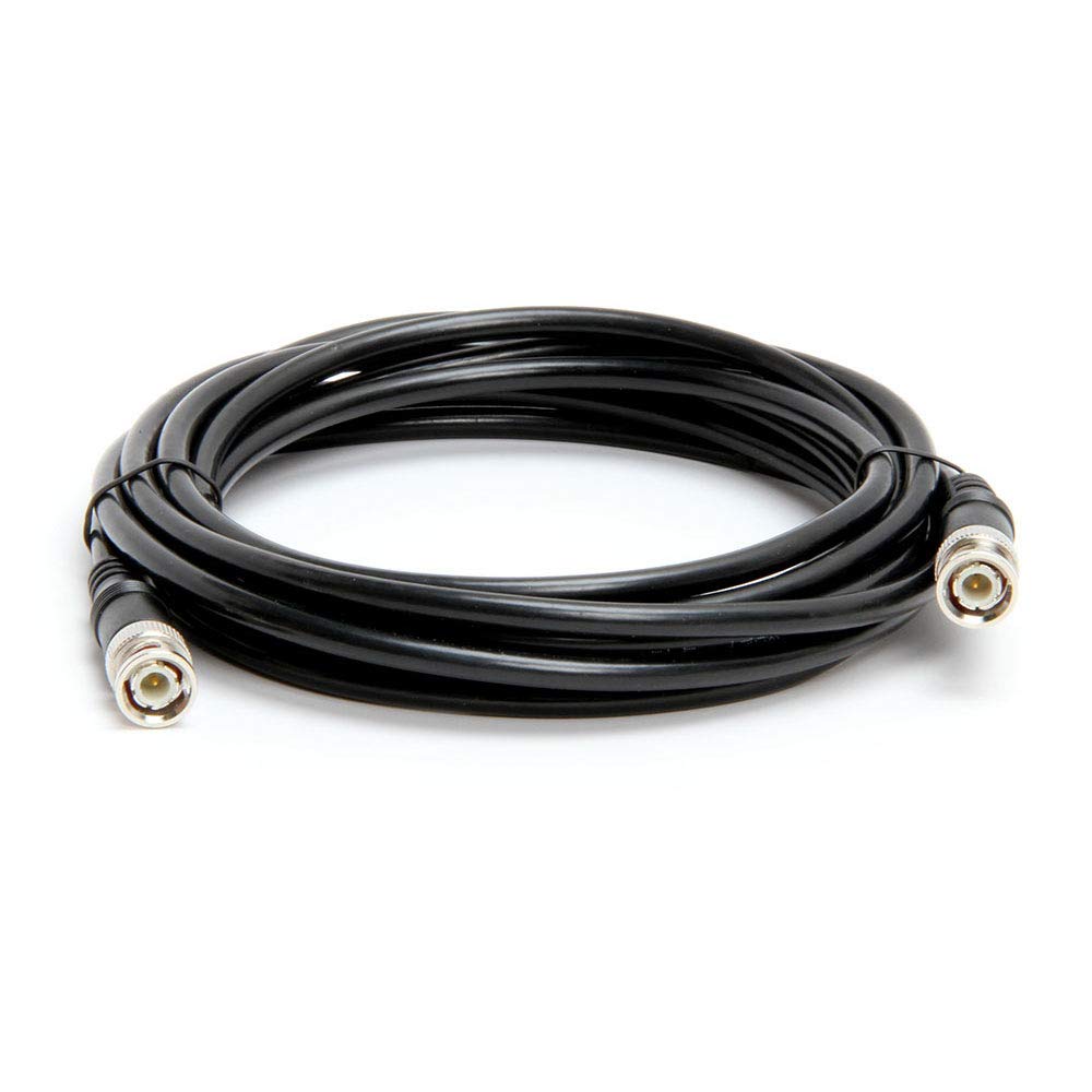 Cmple - BNC Cable 6ft RG59U 75 Ohm Coaxial Male to Male Video Cable SDI HD for CCTV Security Camera, DVR, Monitor, Surveillance System, Broadcast Video - Black
