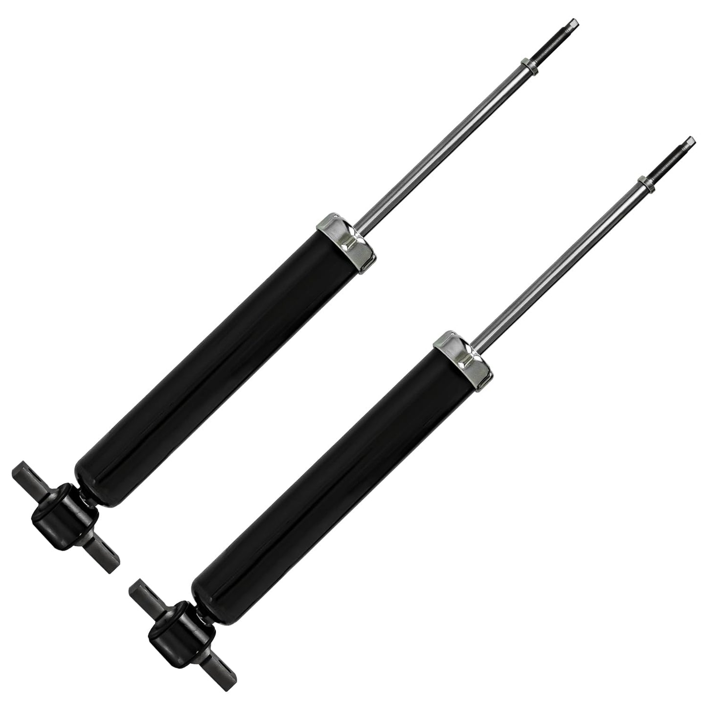Detroit Axle - Front and Rear Shock Absorbers for 2007-2017 Jeep Wrangler, 2018 Wrangler JK 4 Complete Shock Absorber Assembly 2008 2009 2010 2011 2012 2013 2014 2015 2016 Replacement