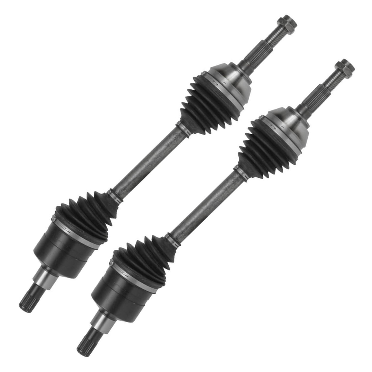 Detroit Axle - 4WD 2 Front CV Axle Shafts for 2007-2020 Chevy Silverado 1500 GMC Sierra Suburban Yukon XL 1500 Tahoe Avalanche Escalade ESV EXT 6 Lugs CV Axle Shafts Assembly Pair Replacement