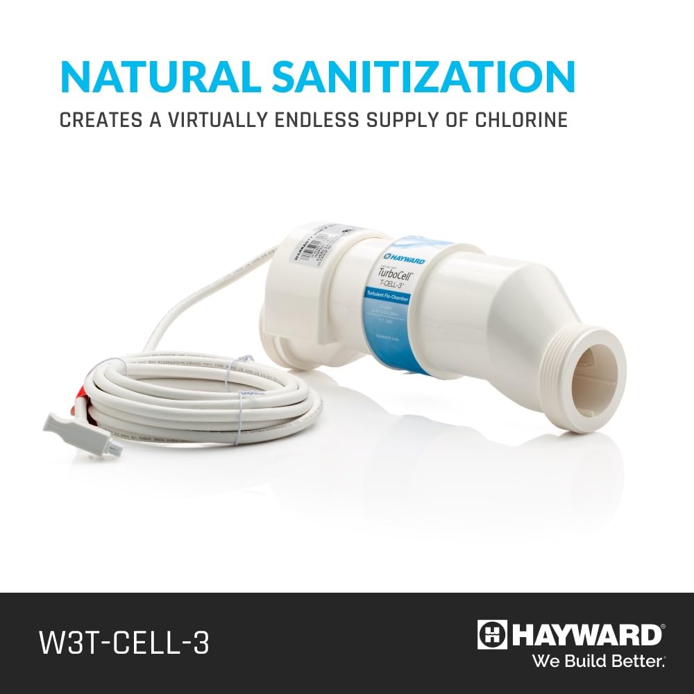 Hayward W3T-CELL-15 TurboCell Salt Cell for Pool Chlorination, In-Ground Swimming Pools up to 40,000 Gallons