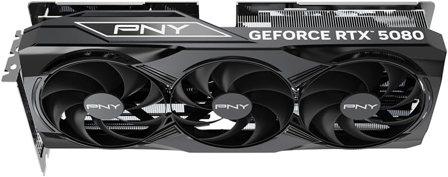 PNY NVIDIA GeForce RTX™ 5080 OC Triple-Fan Graphics Card
