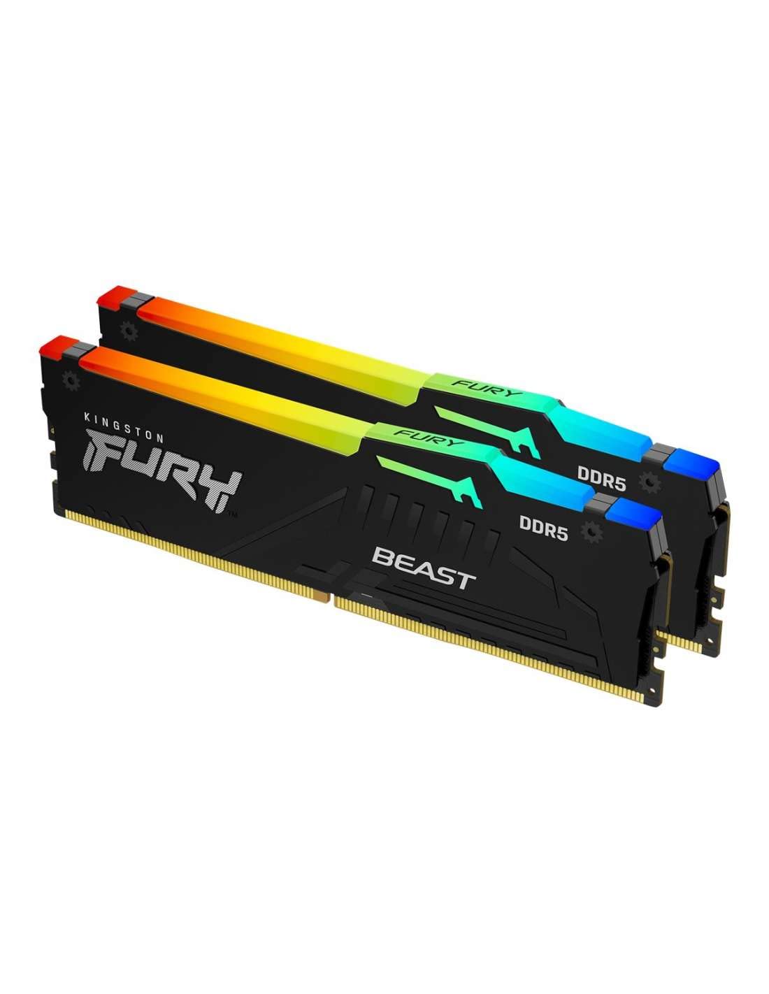 Kingston FURY Beast 32GB 6000MT/s DDR5 CL36 RGB Desktop Memory Single Module | Infrared Syncing | AMD EXPO | KF560C36BBEA-32