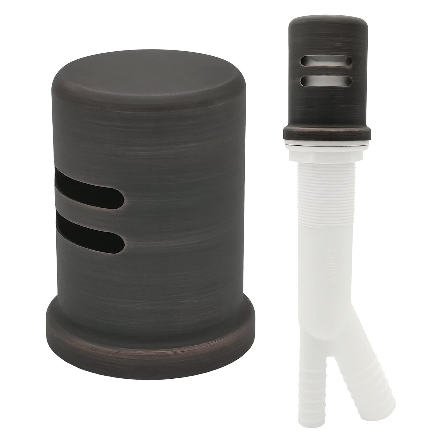 Dishwasher Air Gap Cover Black only, Skirted, Replacement Black air gap dishwasher,Solid Brass,Matte Black Finish