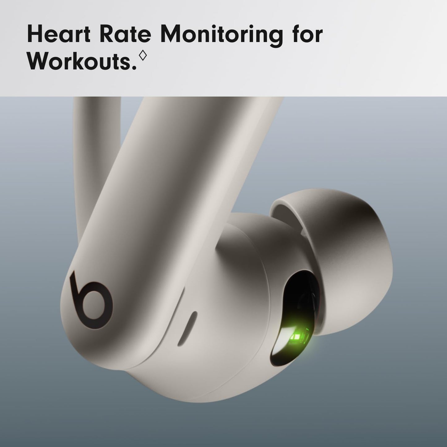 Beats Powerbeats Pro 2 - Wireless Noise Cancelling Workout Earbuds with Secure- Fit Earhooks, Up to 45-Hour Battery with Charging Case, Sweat & Water Resistant, Heart Rate Monitoring - Jet Black