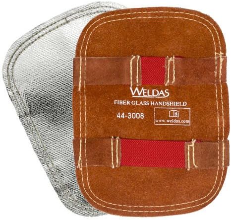 Weldas Aluminized Back Hand Pad with Kevlar Stitching - Heat Deflector