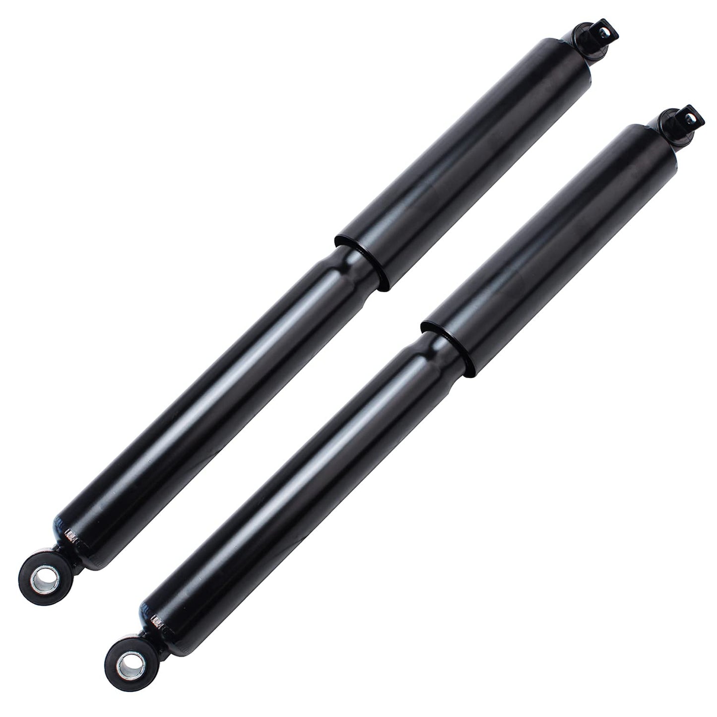 Detroit Axle - Front and Rear Shock Absorbers for 2007-2017 Jeep Wrangler, 2018 Wrangler JK 4 Complete Shock Absorber Assembly 2008 2009 2010 2011 2012 2013 2014 2015 2016 Replacement