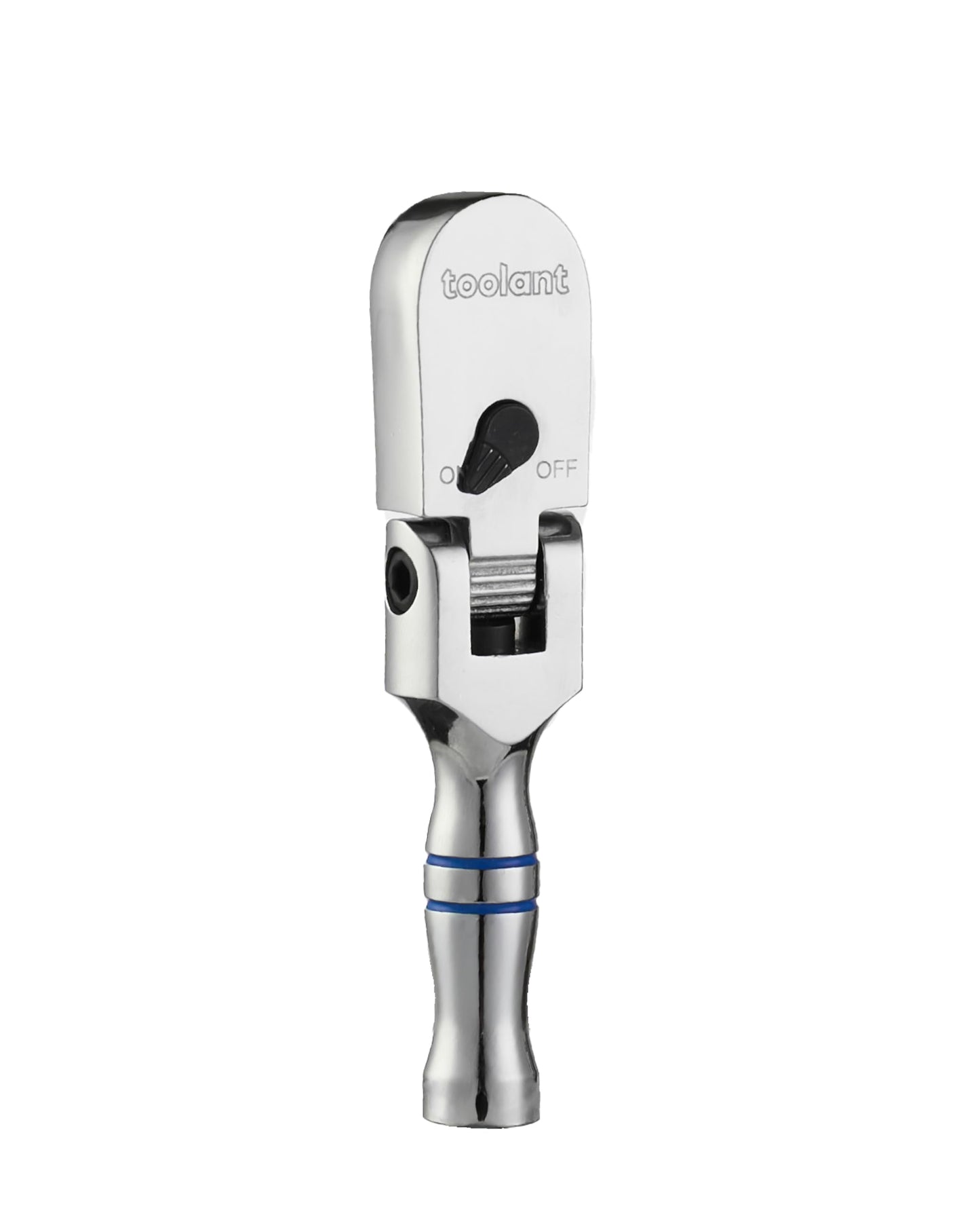 toolant 3/8" Drive Flex Head Ratchet Wrenches, 90 Tooth Compact Flex Head Socket Ratchet Wrench, 12 Inch Length