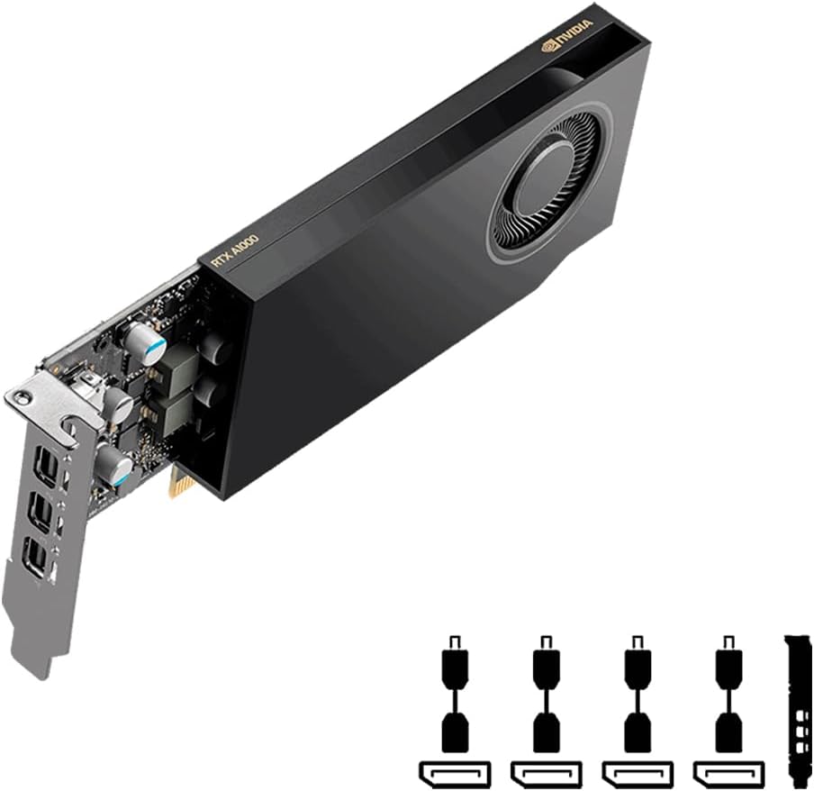 PNY NVIDIA RTX™ A1000 8GB GDDR6 (VCNRTXA1000ATX-PB)