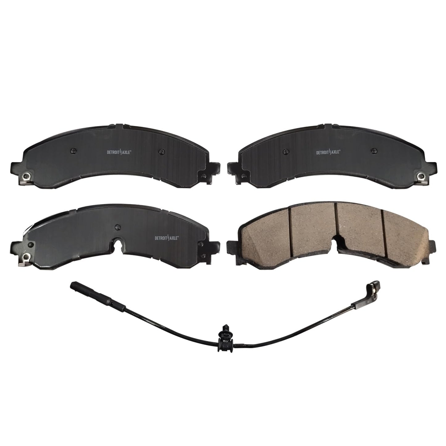 Detroit Axle - 6pc Rear Brake Kit for 2005-2016 Honda CR-V 2010-2018 RDX 2010 2011 2012 2013 2014 2015 2016 Disc Brake Rotors Ceramic Brakes Pads Replacement