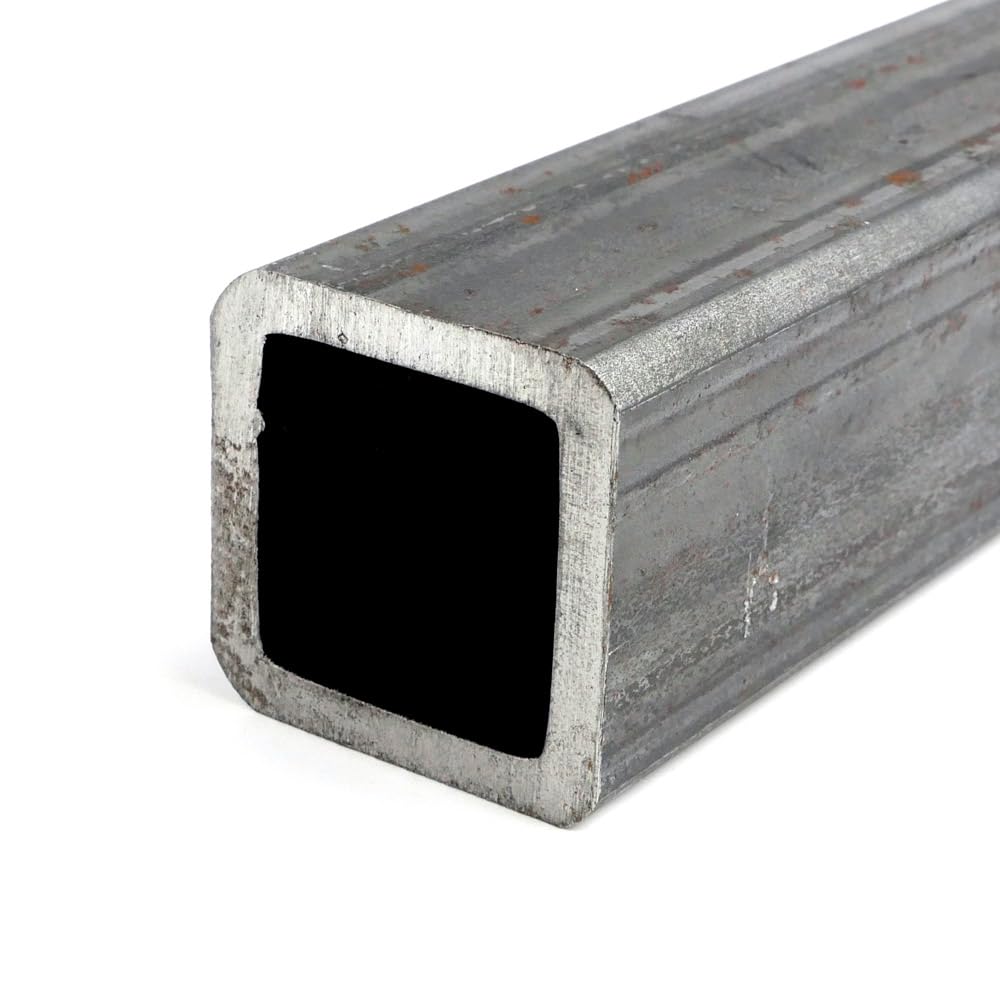 A500/A513 Carbon Steel Square Tubing, Hot Rolled, ASTM A-36, 1.25" Height, 0.065" Wall, 36" Length, OnlineMetals