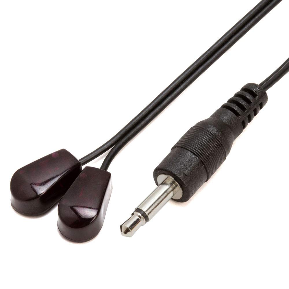 CMPLE - IR Emitter Extender Mini Stick-On Infrared Emitters Blink Eye, Remote Control Extension Cable 3.5mm 10 Feet