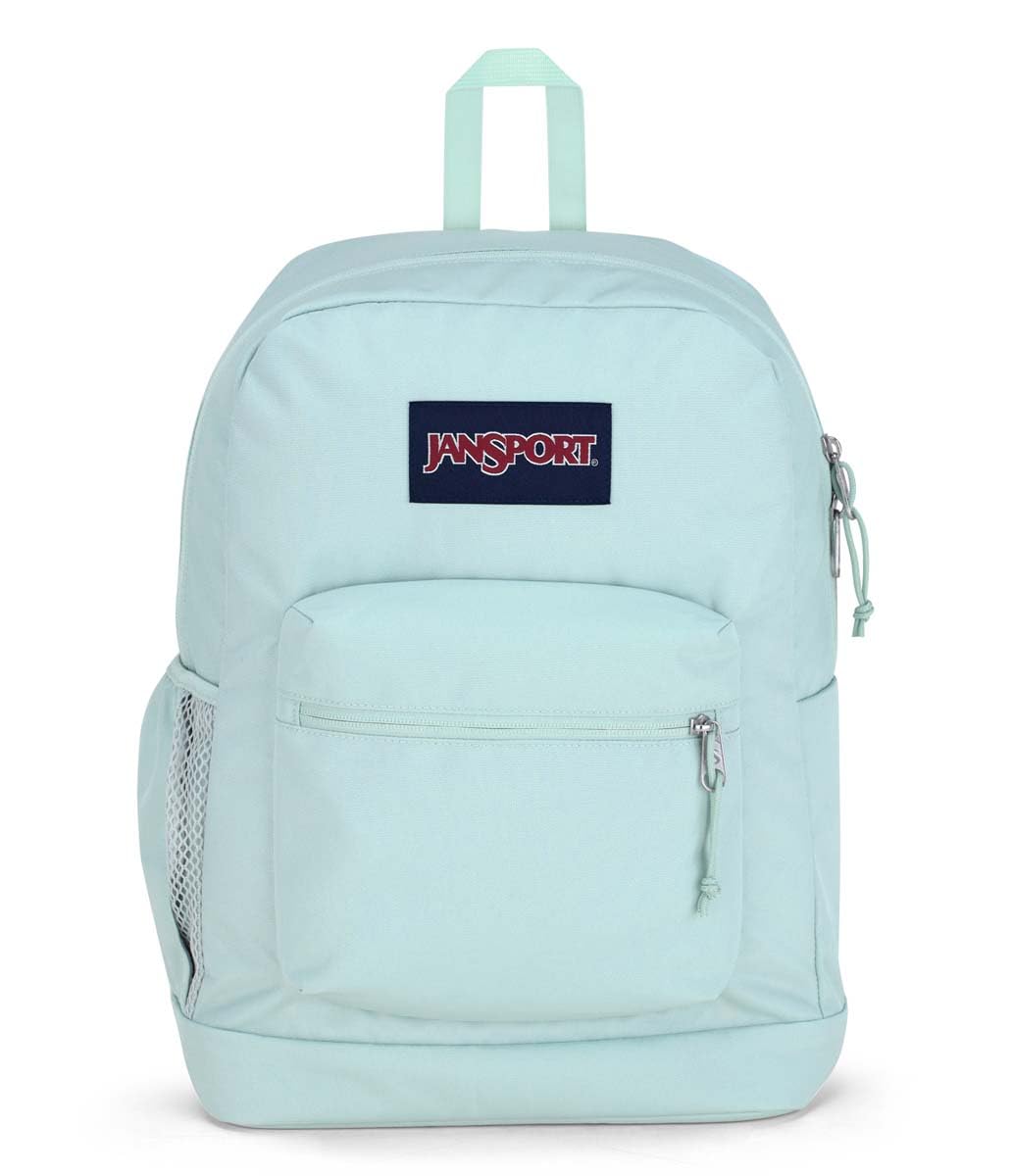 JanSport Cross Town Plus Backpack - Large Main Compartment, Side Water Bottle Pocket, 15-Inch Padded Laptop Sleeve - Black