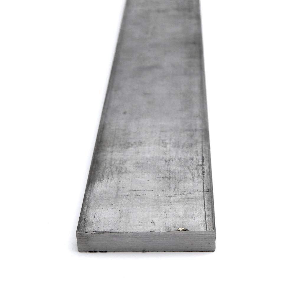 316 Stainless Steel Rectangular Bar, Unpolished (Mill) Finish, Annealed, ASTM A276, 1/4" Thickness, 1/2" Width, 24" Length, OnlineMetals