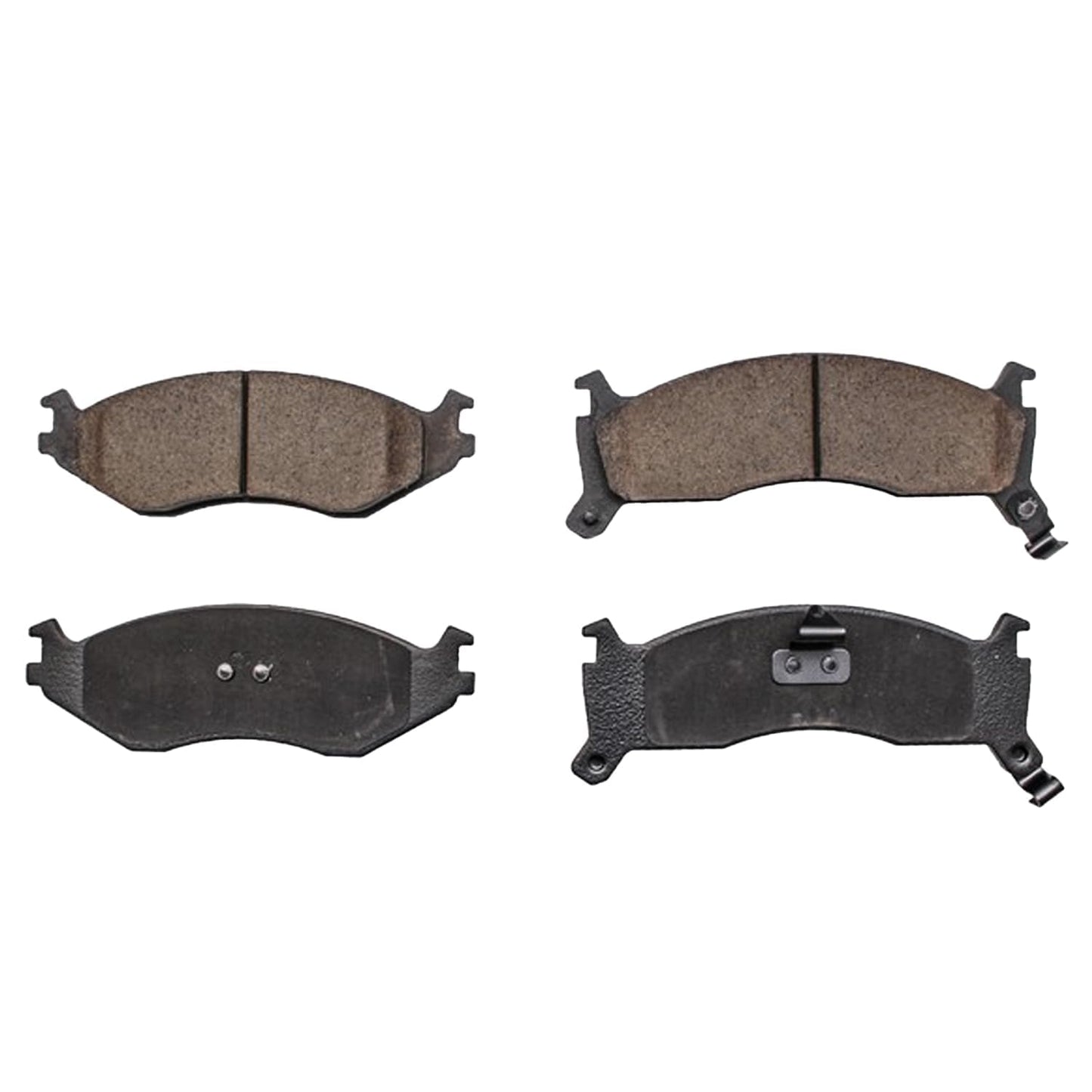 Detroit Axle - Kit de freno delantero para Chrysler 200 Sebring Dodge Avenger Caliber Jeep Compass Patriot Rotores de freno de cerámica Reemplazo de pastillas de freno : rotores delanteros de 11.57