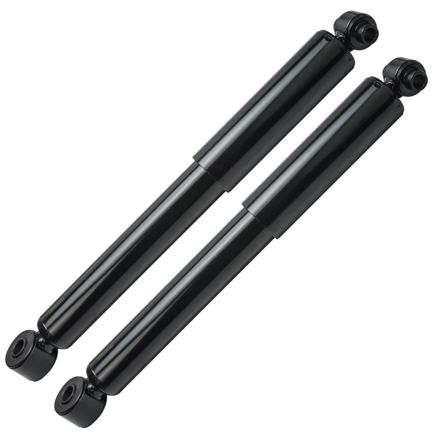 Detroit Axle - Front and Rear Shock Absorbers for 2007-2017 Jeep Wrangler, 2018 Wrangler JK 4 Complete Shock Absorber Assembly 2008 2009 2010 2011 2012 2013 2014 2015 2016 Replacement