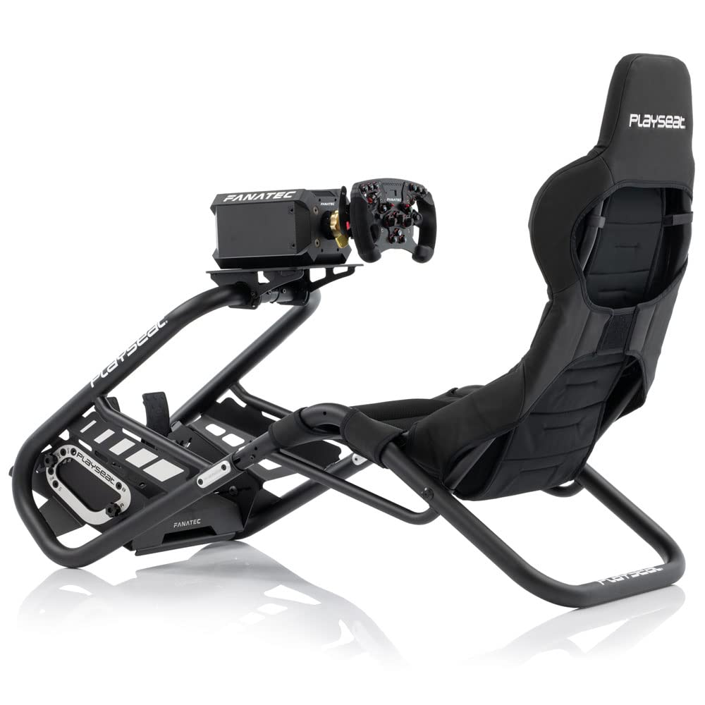 PLAYSEAT Trophy Sim Racing Cockpit | High Performance Racing Simulator Cockpit | Supports Direct Drive | Compatible with All Steering Wheels & Pedals on the Market | Supports PC & Console | Black