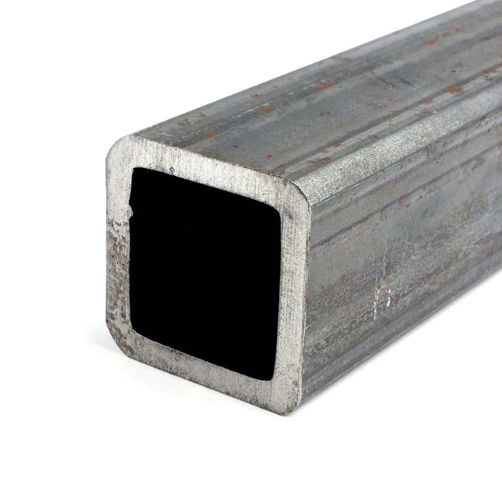 A500/A513 Carbon Steel Square Tubing, Hot Rolled, ASTM A-36, 1.25" Height, 0.065" Wall, 36" Length, OnlineMetals