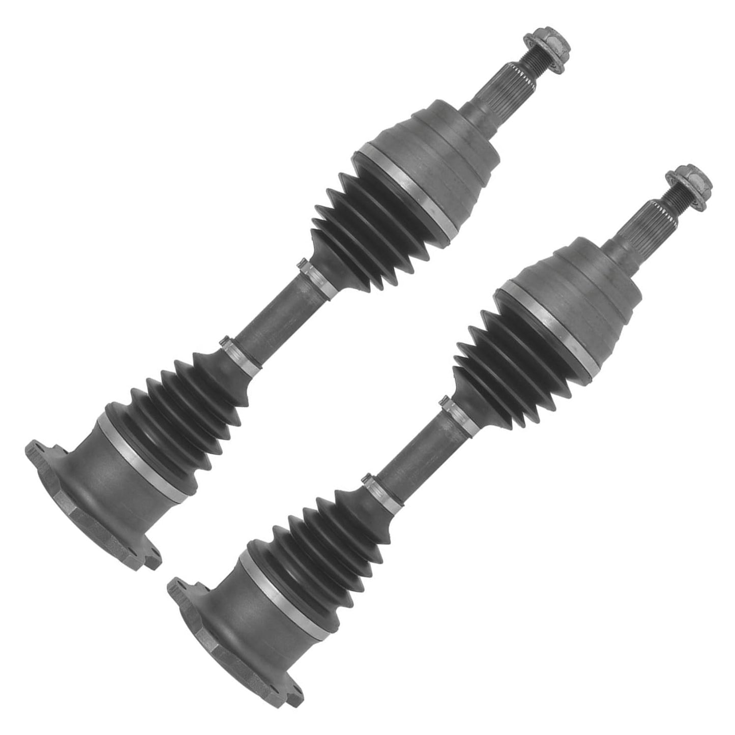 Detroit Axle - 4WD 2 Front CV Axle Shafts for 2007-2020 Chevy Silverado 1500 GMC Sierra Suburban Yukon XL 1500 Tahoe Avalanche Escalade ESV EXT 6 Lugs CV Axle Shafts Assembly Pair Replacement