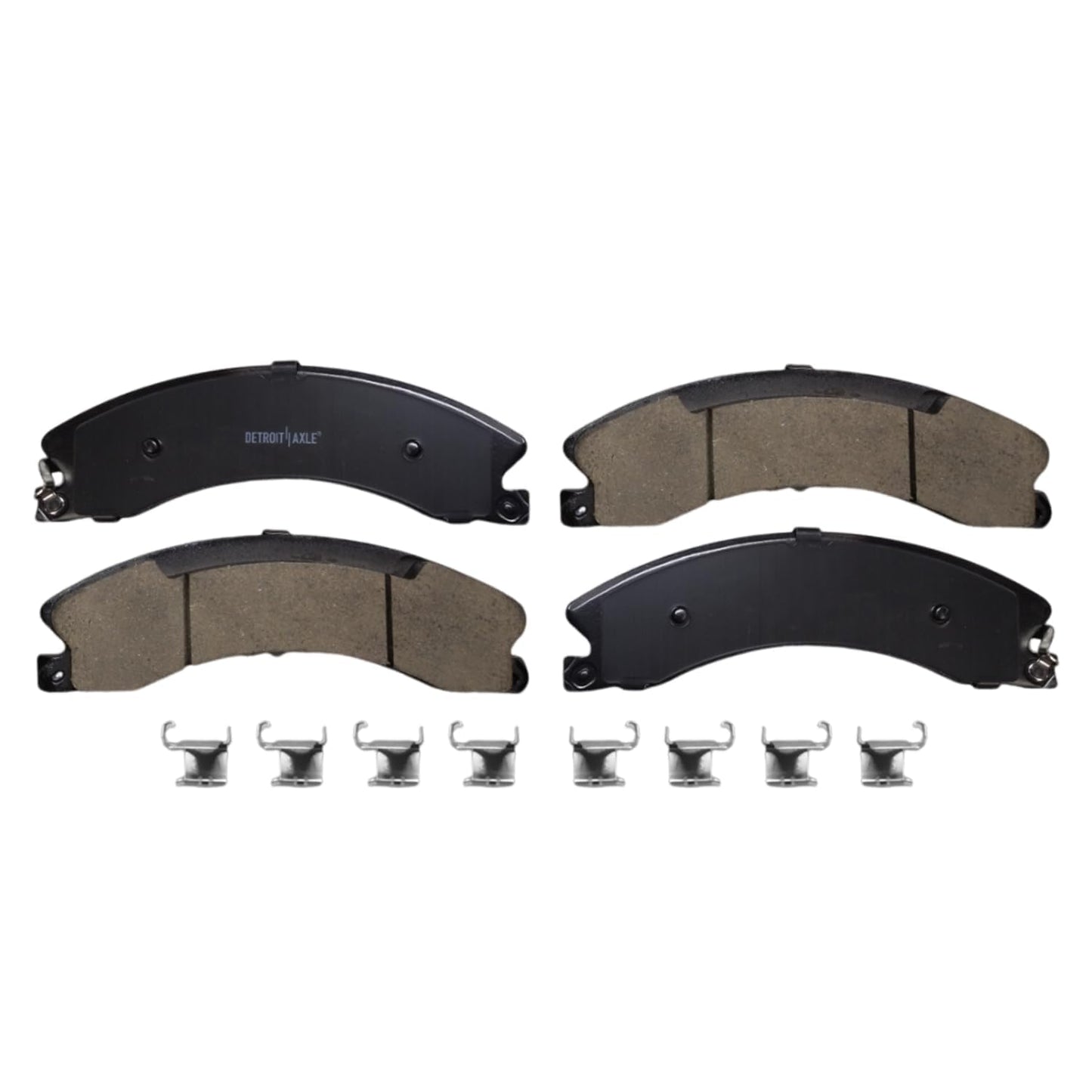 Detroit Axle - Brake Kit for Dodge Avenger Caliber Jeep Patriot Compass Chrysler 200 Sebring Replacement Disc Brake Rotors Ceramic Brakes Pads 5 Lugs: 11.57" inch Front and 10.31" inch Rear Rotors