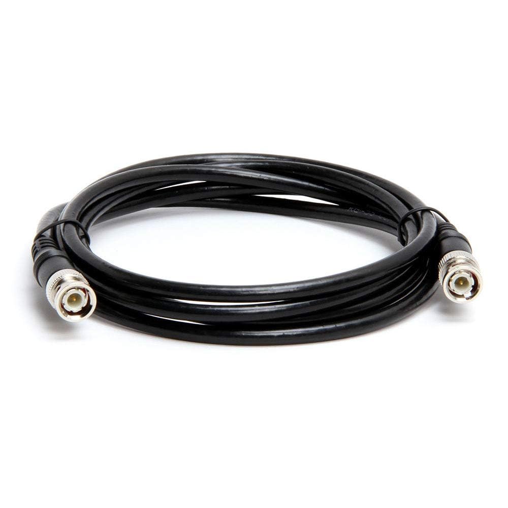 Cmple - BNC Cable 6ft RG59U 75 Ohm Coaxial Male to Male Video Cable SDI HD for CCTV Security Camera, DVR, Monitor, Surveillance System, Broadcast Video - Black