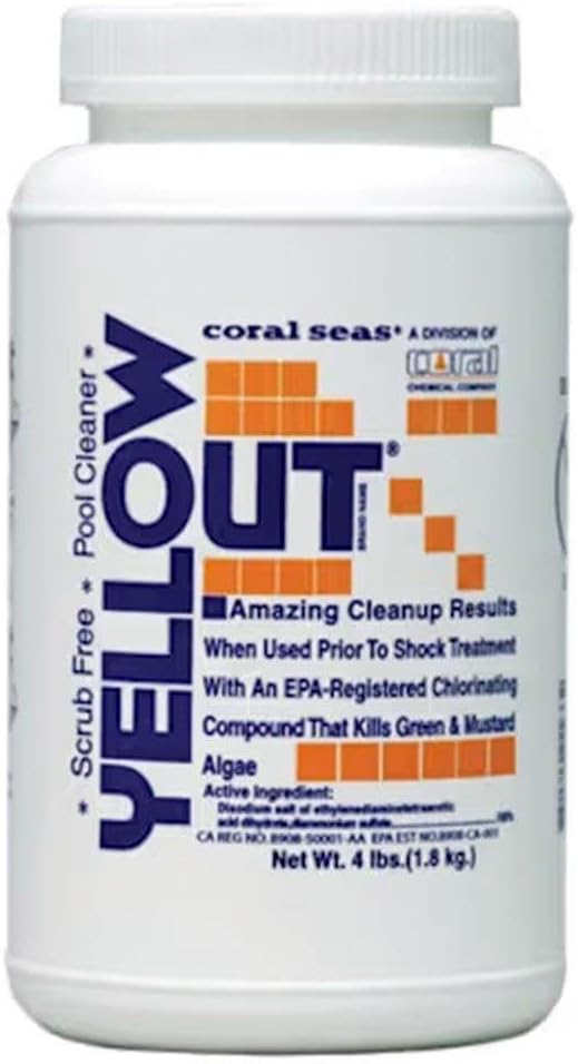 Yellow Out Swimming Pool Chlorine Shock Enhancing Treatment - 4 lbs.