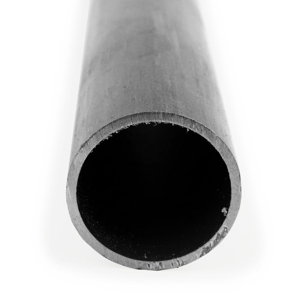 A513 Cold Roll Carbon Steel Round Tubing, Drawn Over Mandrel, ASTM A513, 1-1/8" Outside Diameter, 1" Inside Diameter, 0.065" Wall, 36" Length, OnlineMetals