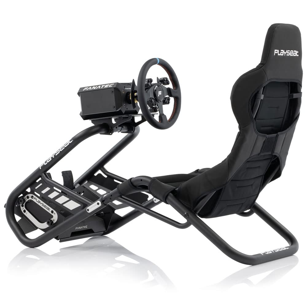 PLAYSEAT Trophy Sim Racing Cockpit | High Performance Racing Simulator Cockpit | Supports Direct Drive | Compatible with All Steering Wheels & Pedals on the Market | Supports PC & Console | Black